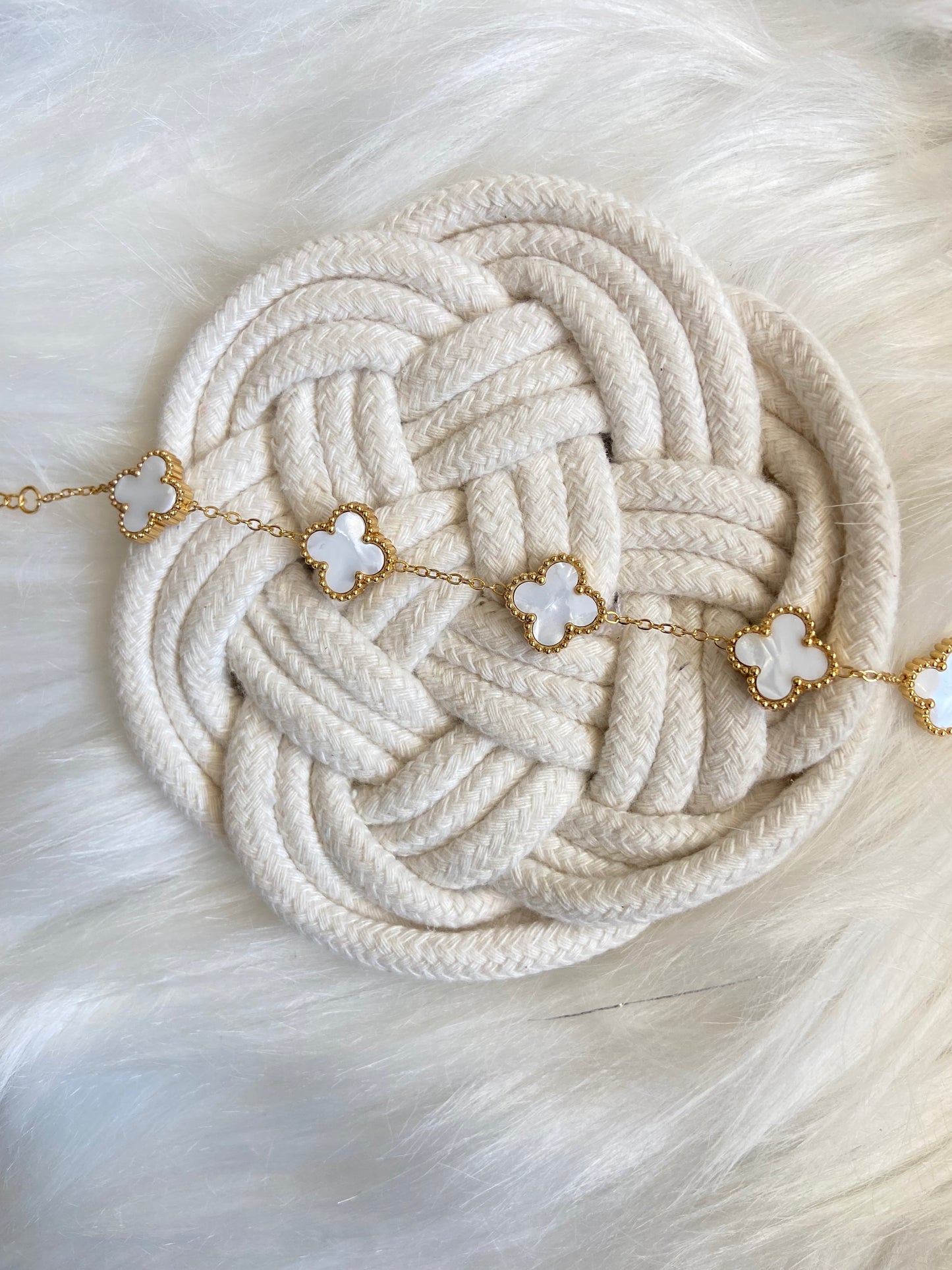 Bracelet van cleef blanc