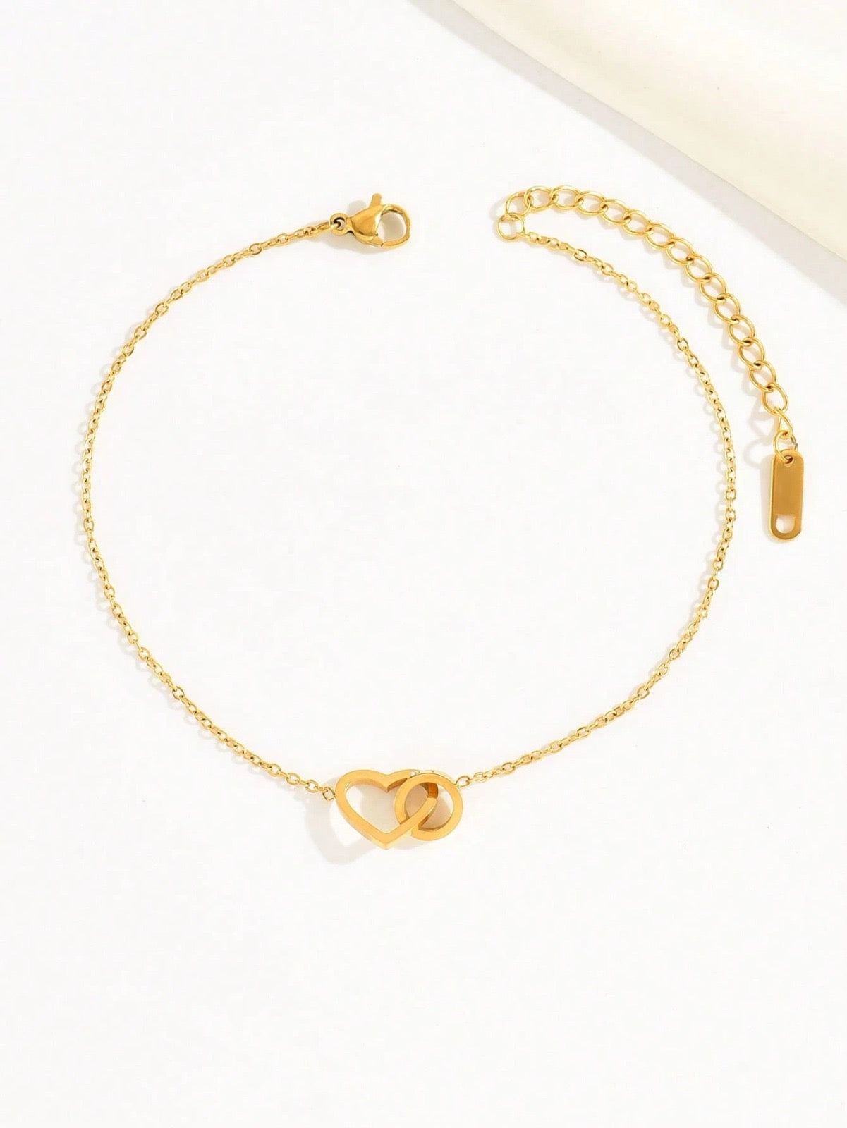 Chaine de cheville heart