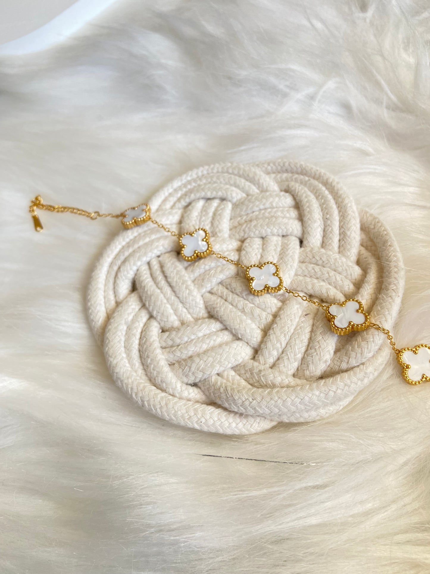 Bracelet van cleef blanc