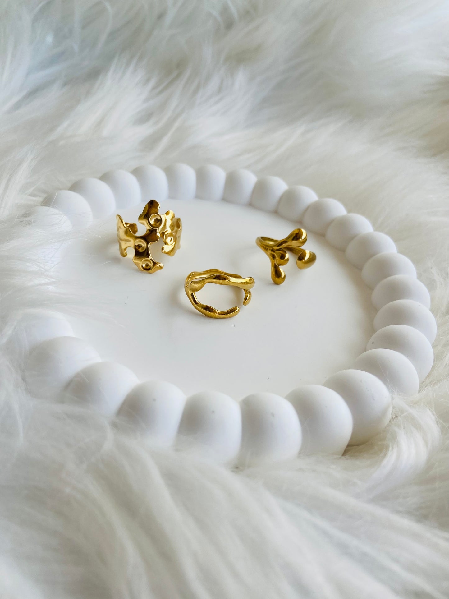 Lot de bague Hortensia