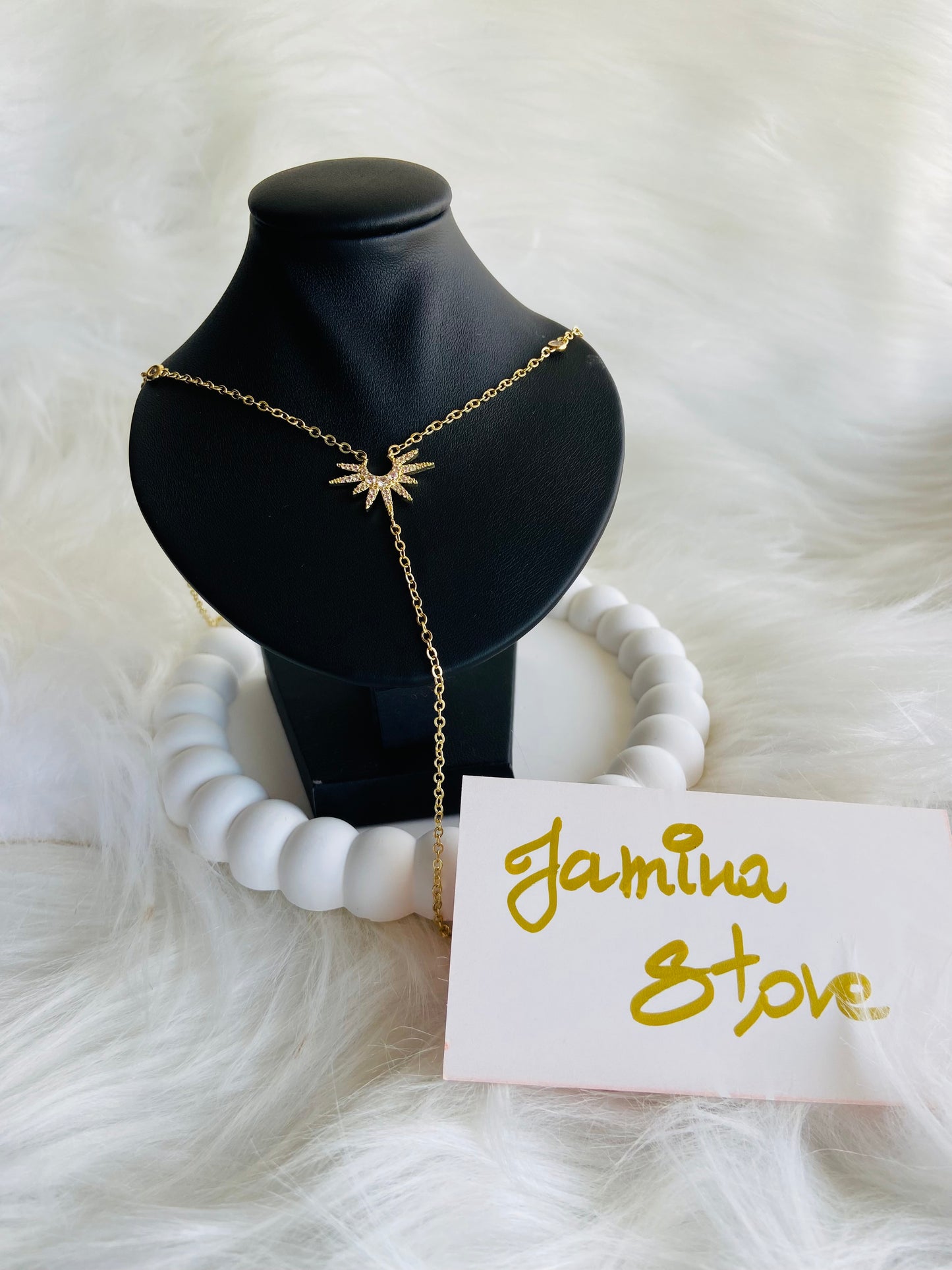 Collier long star