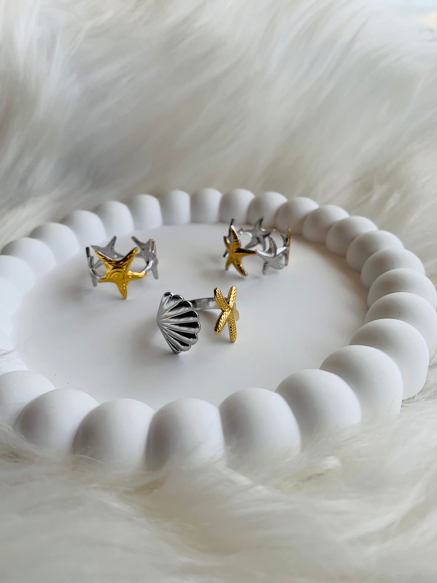 Lot de bague Bicolore 2