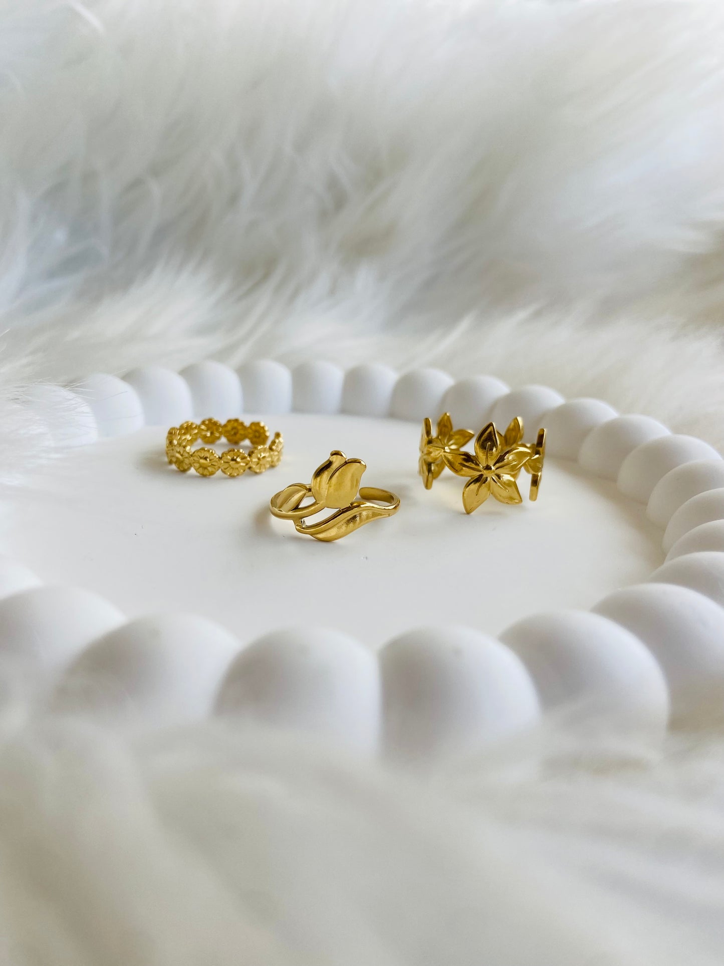 Lot de bague my Flower