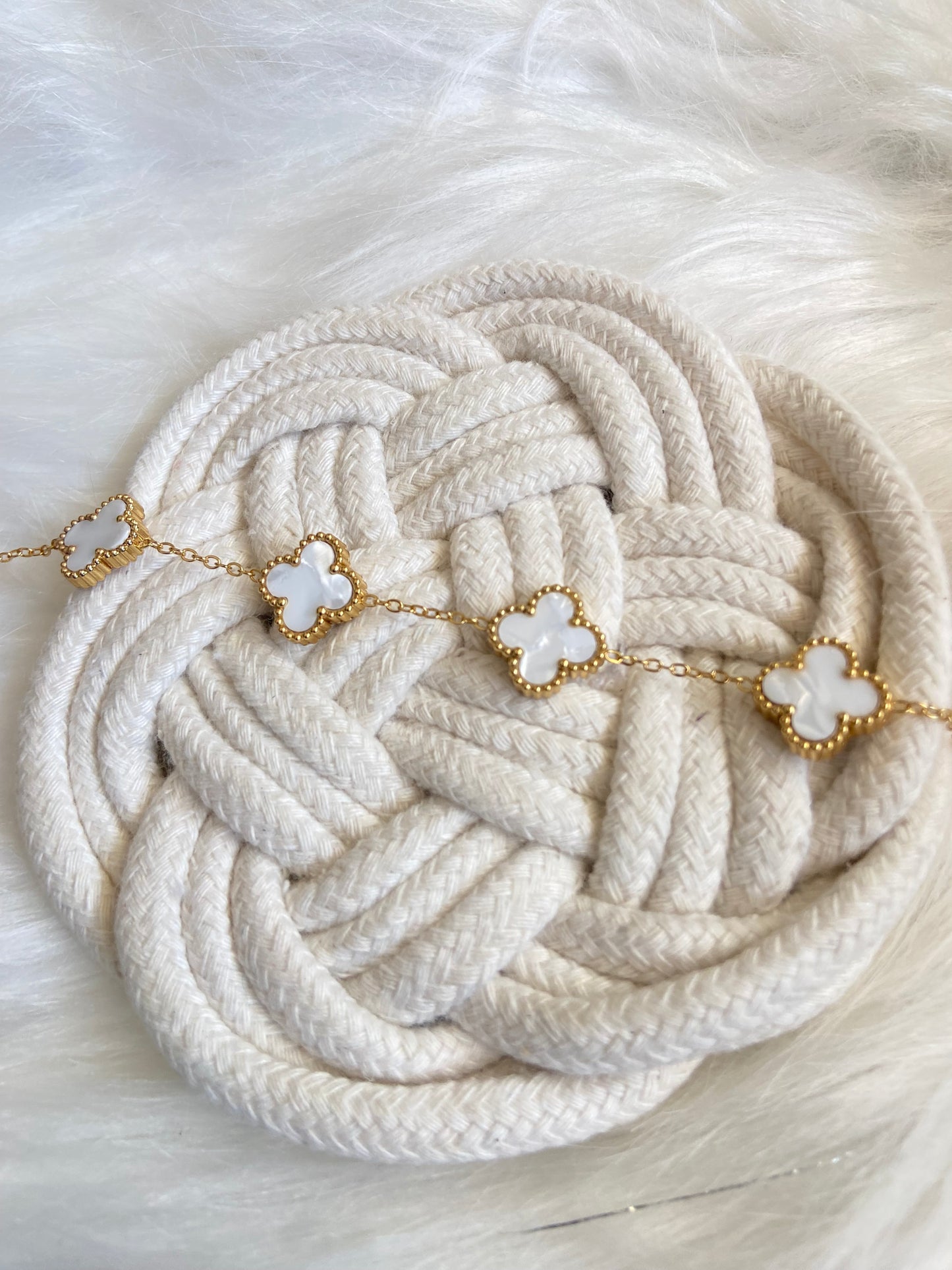 Bracelet van cleef blanc