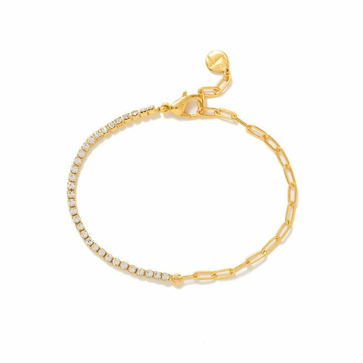 Bracelet fin à strass