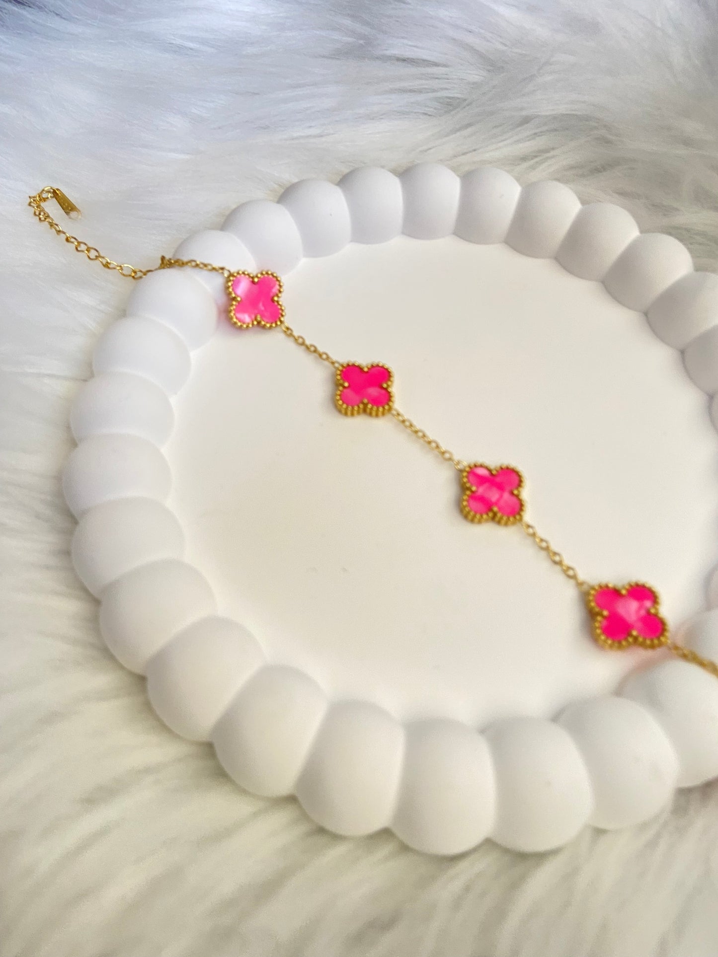 Bracelet van cleef Rose fushia