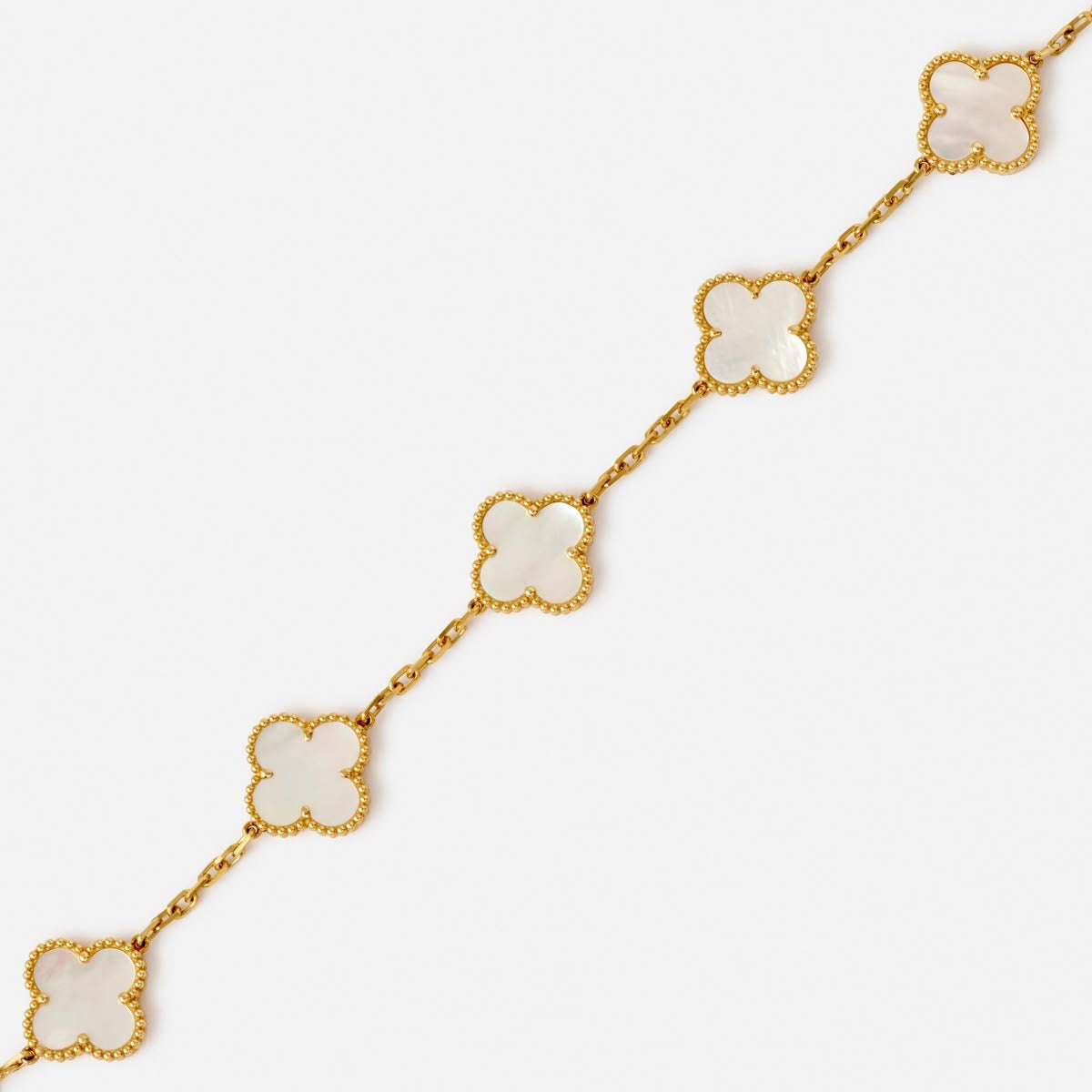 Bracelet van cleef blanc