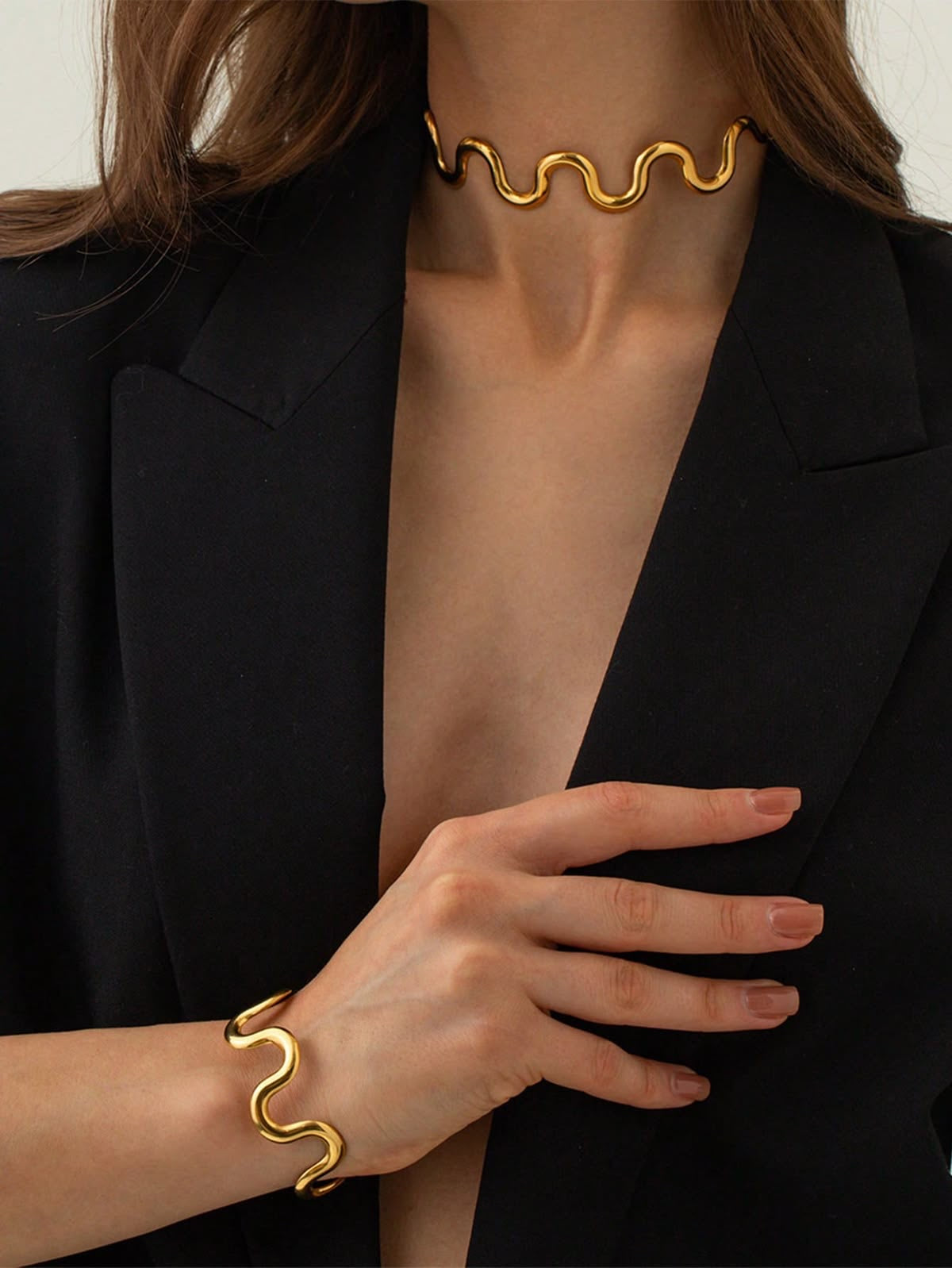 Ensemble Ras de cou + bracelet