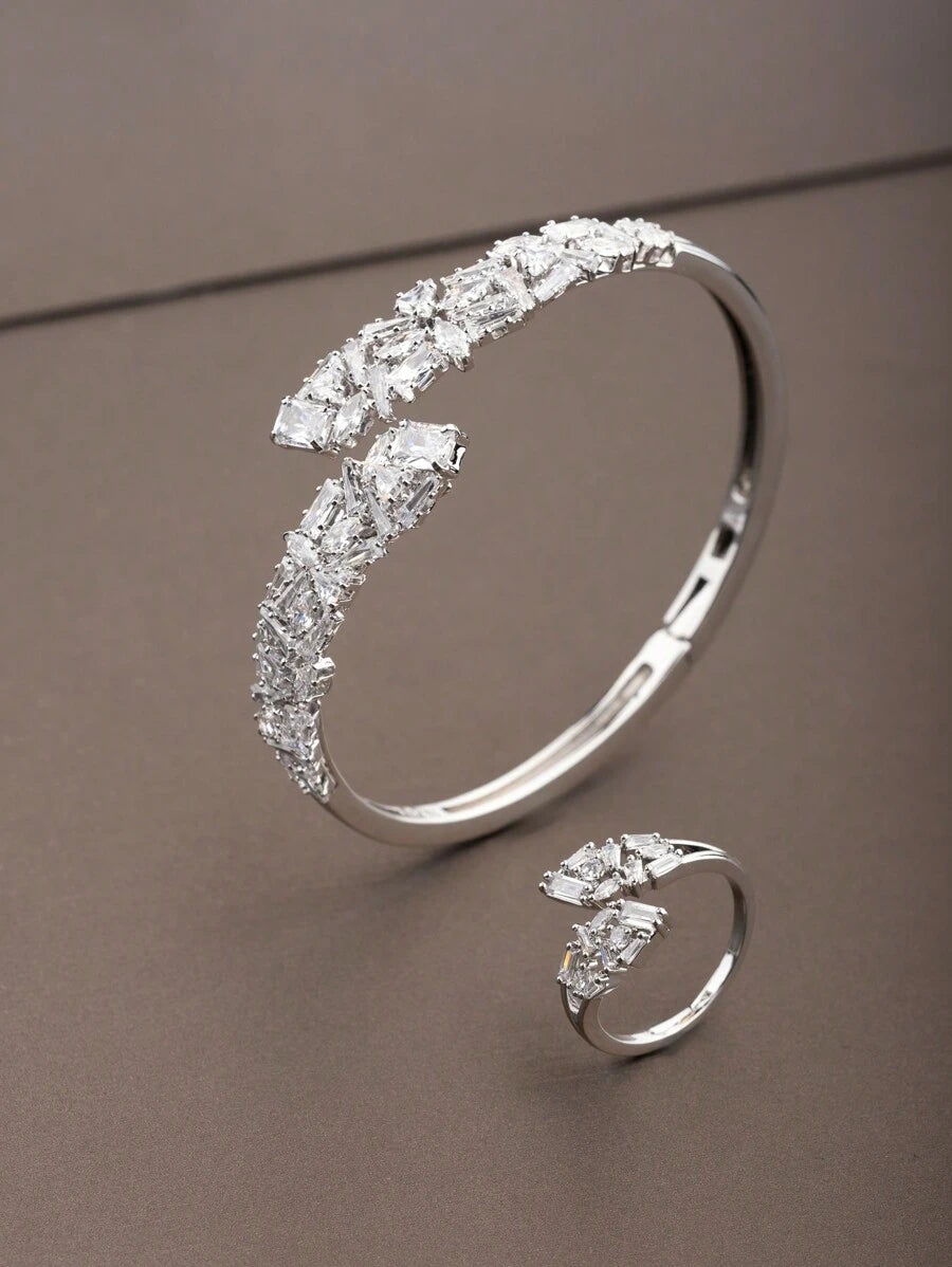 Ensemble Bracelet et bague Aida