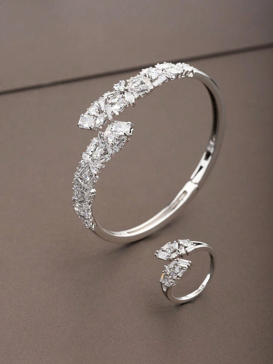 Ensemble Bracelet et bague Aida
