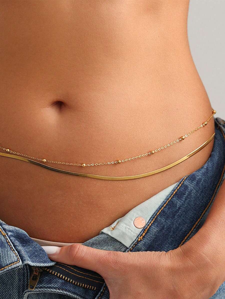 Lot de 2 chaînes de taille