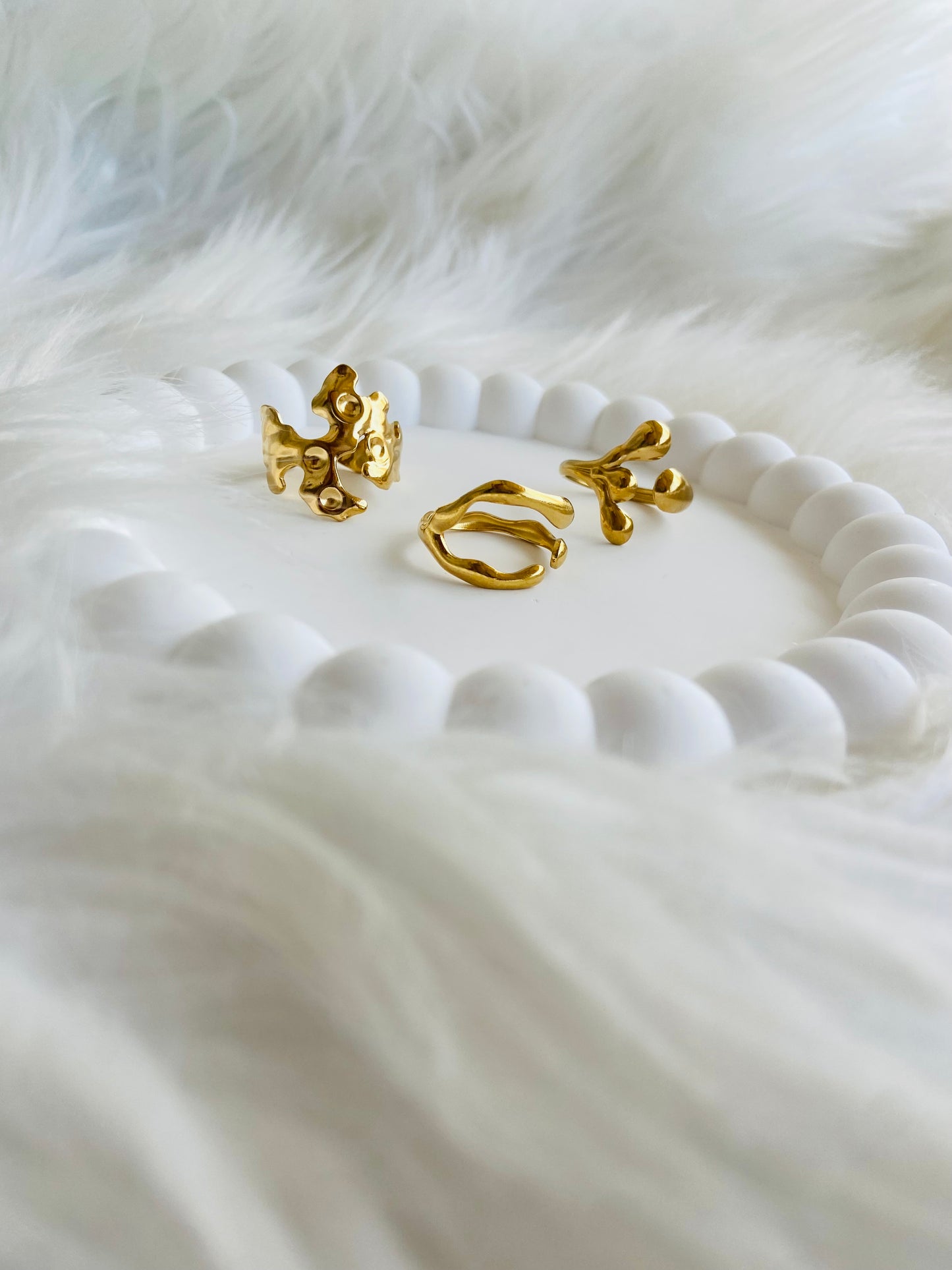 Lot de bague Hortensia