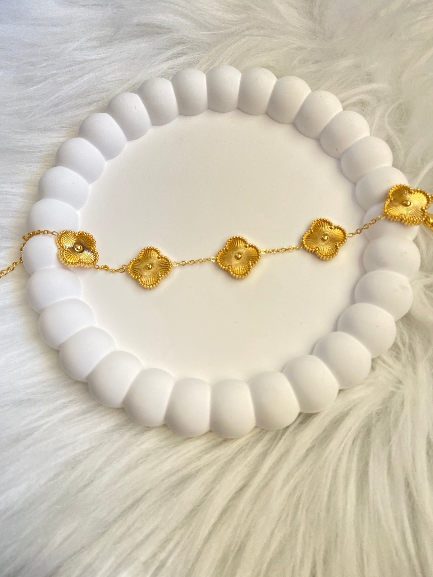 Bracelet van cleef dorée