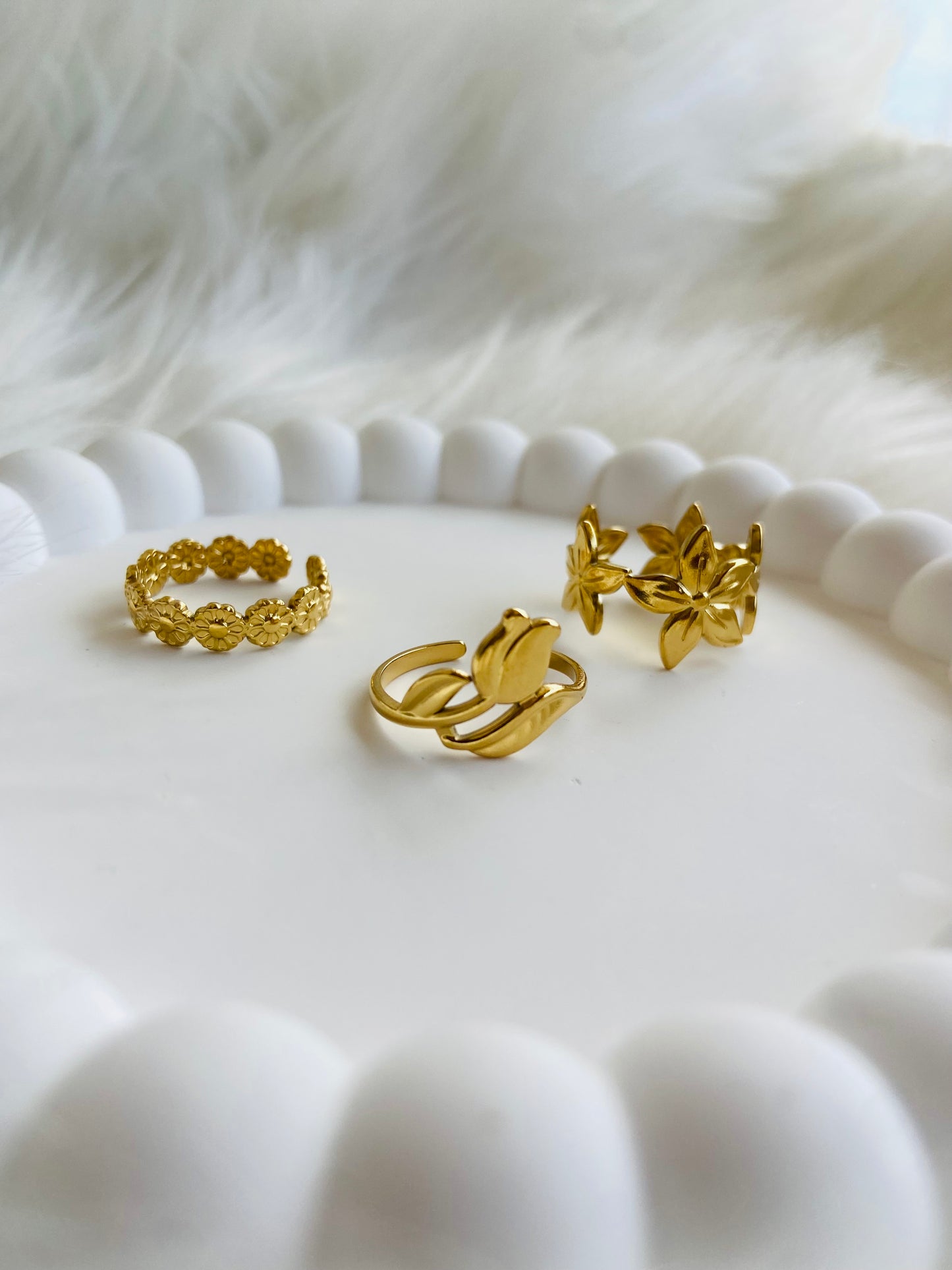 Lot de bague my Flower