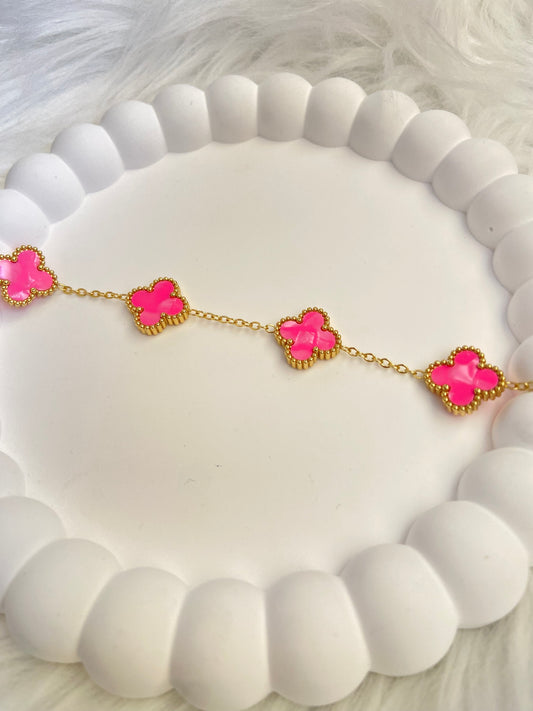 Bracelet van cleef Rose fushia