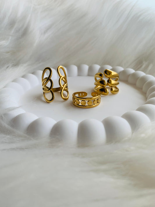 Lot de bague fantaisie