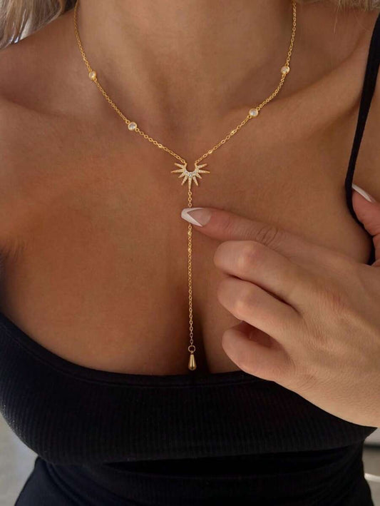 Collier long star