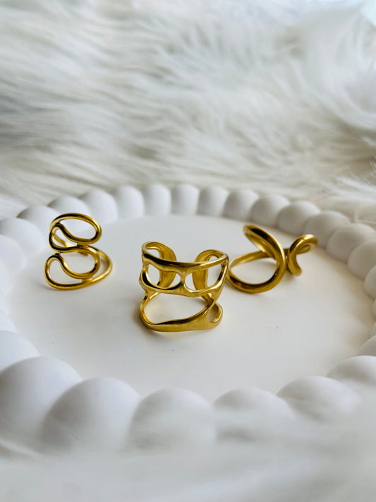 Lot de bague Genevieve