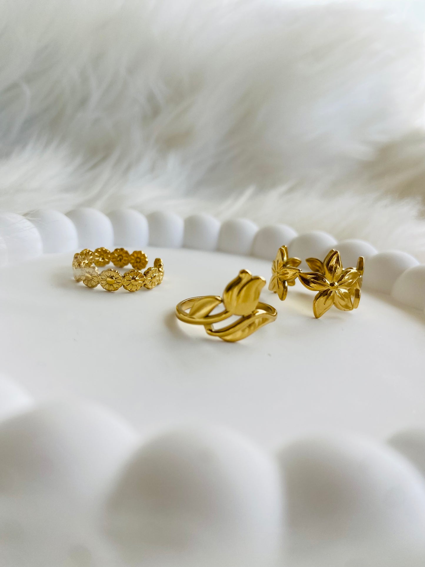 Lot de bague my Flower