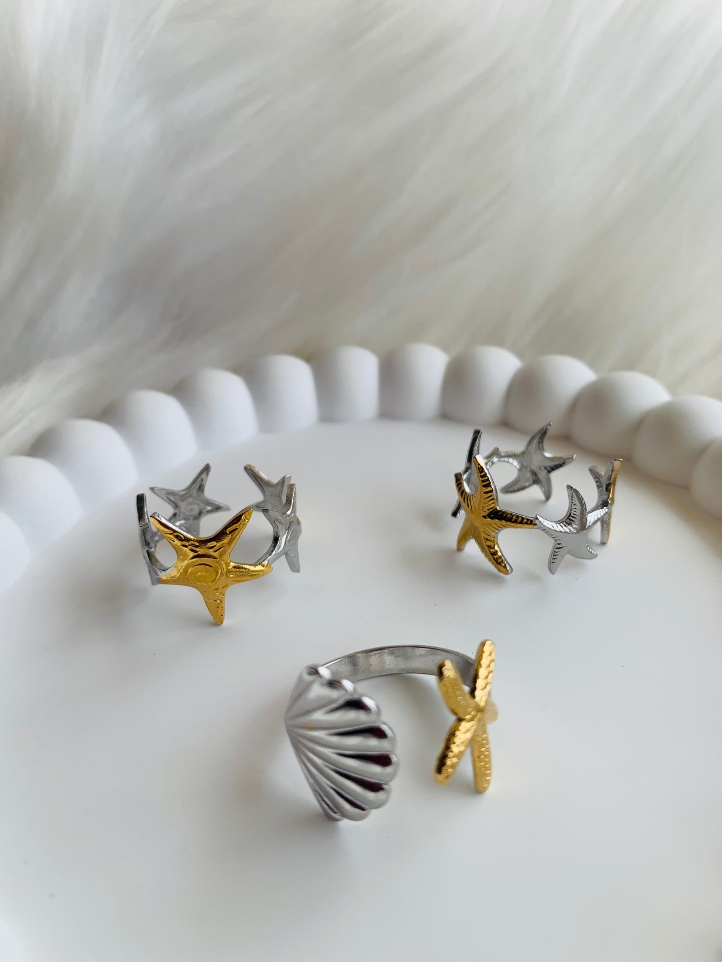 Lot de bague Bicolore 2