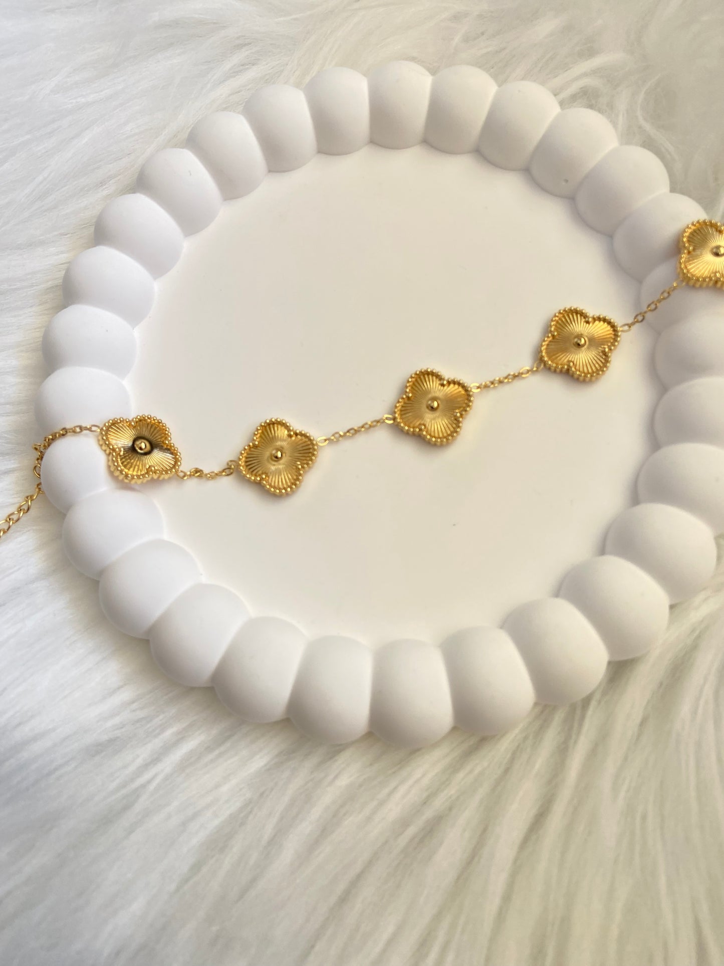 Bracelet van cleef dorée