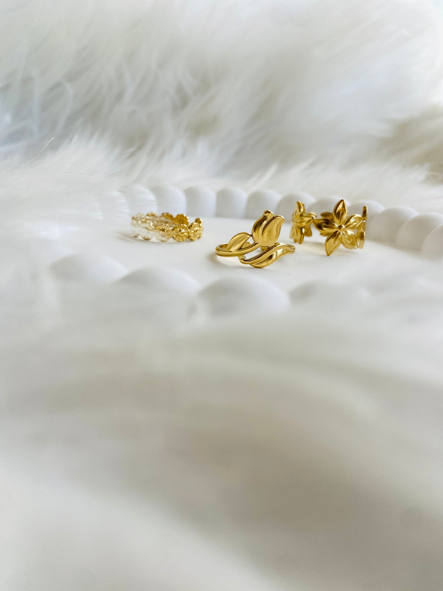 Lot de bague my Flower