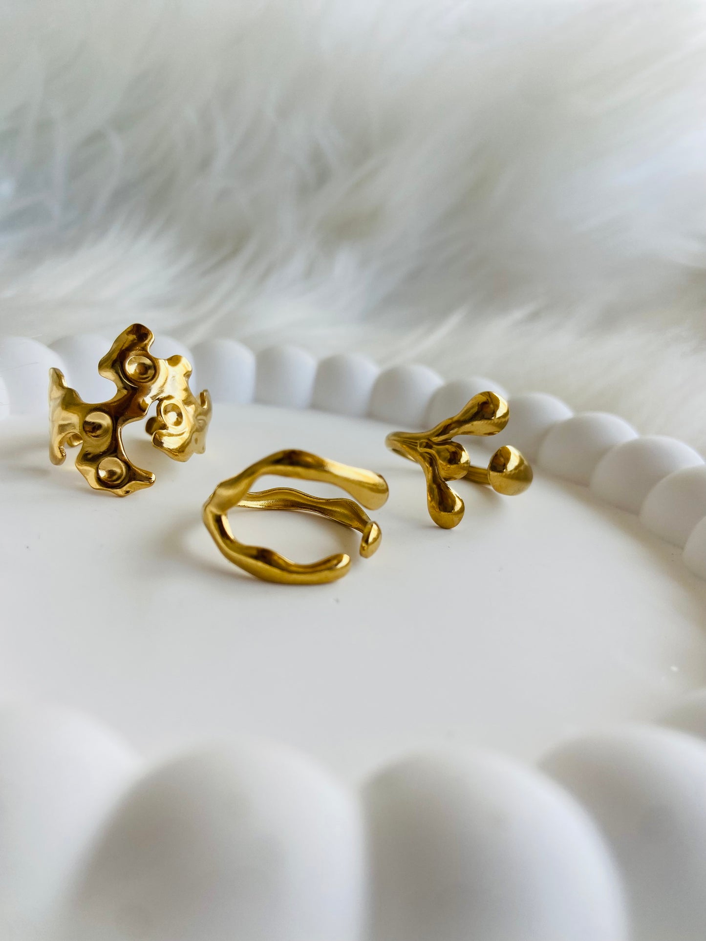 Lot de bague Hortensia