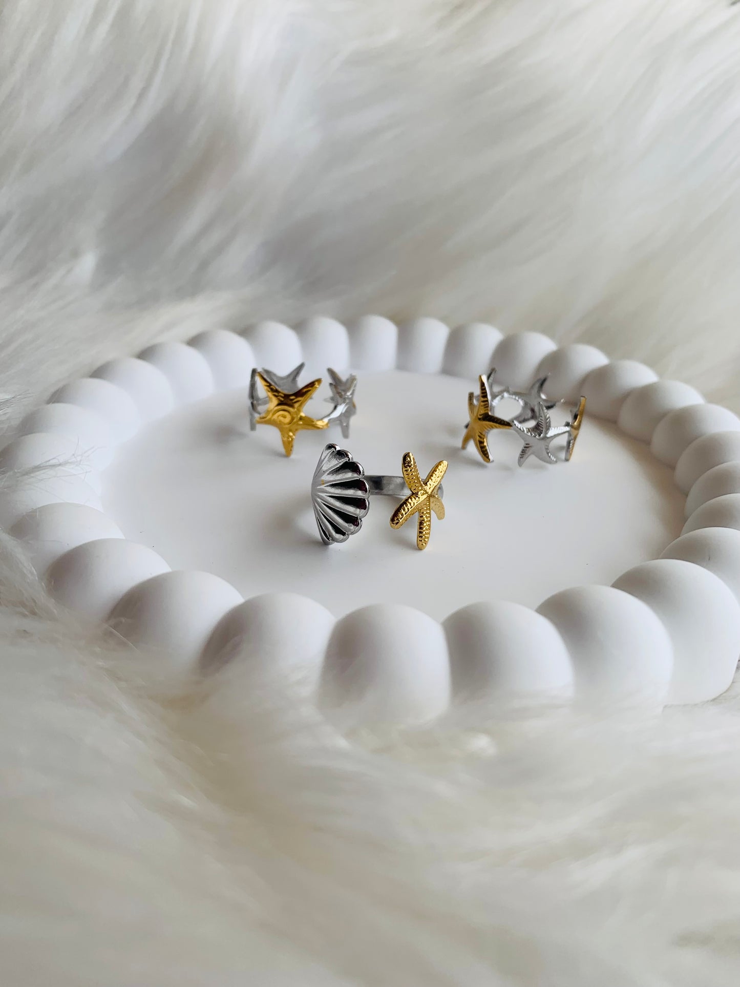 Lot de bague Bicolore 2