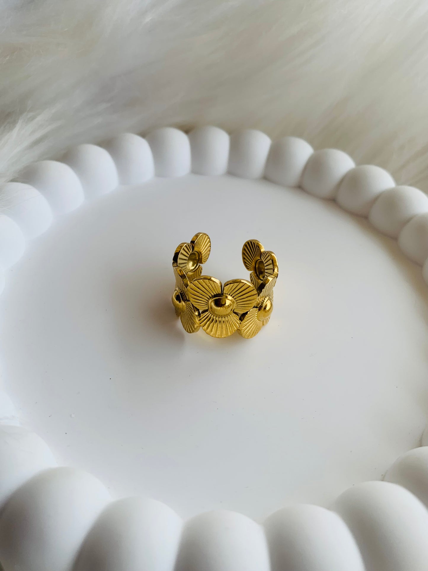 Bague unique Flower