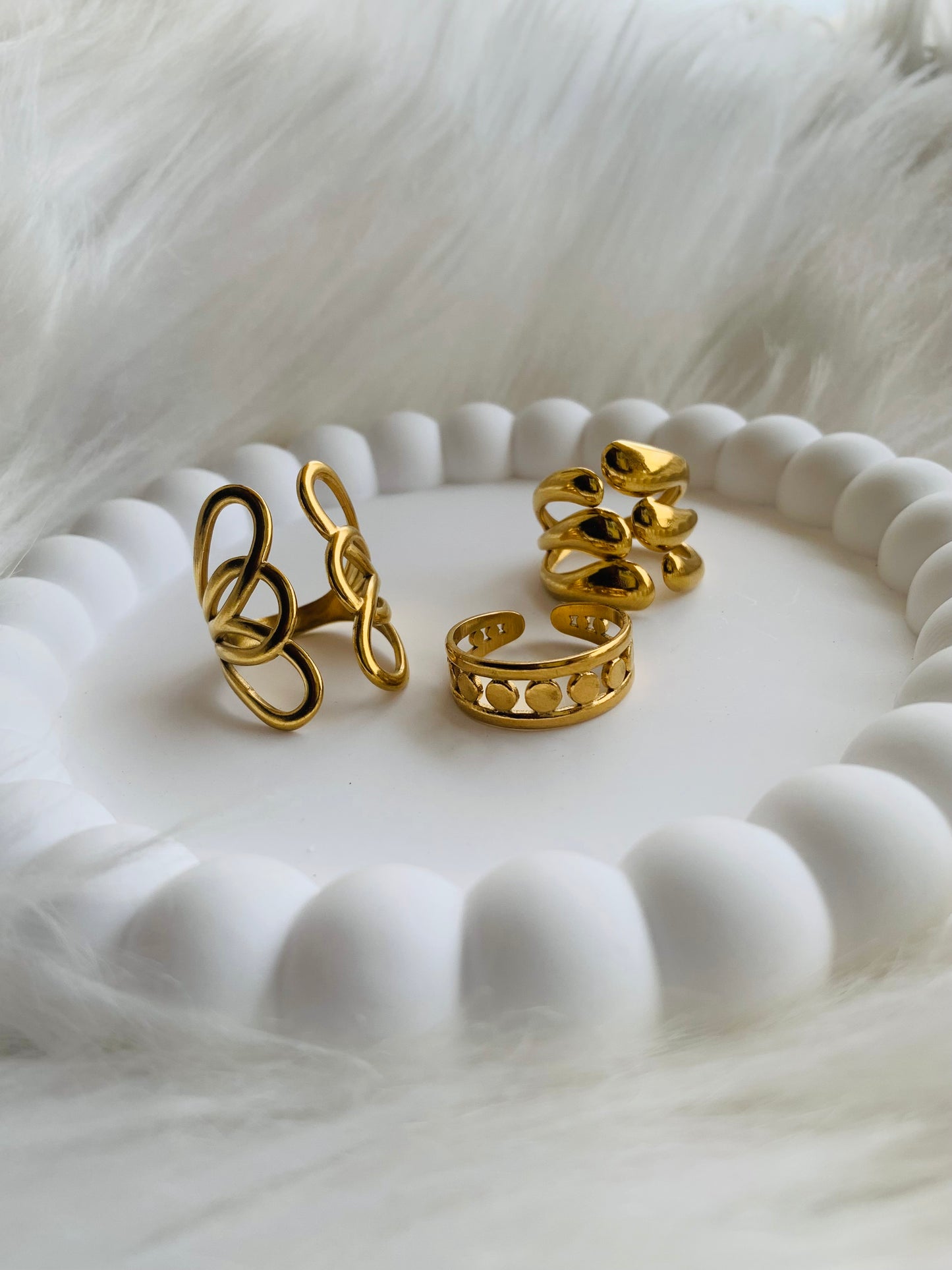 Lot de bague fantaisie