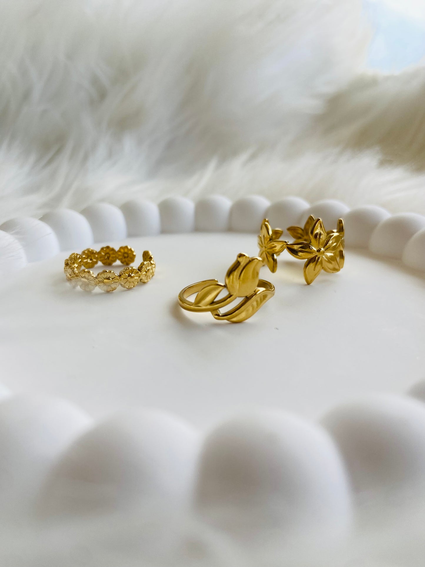 Lot de bague my Flower