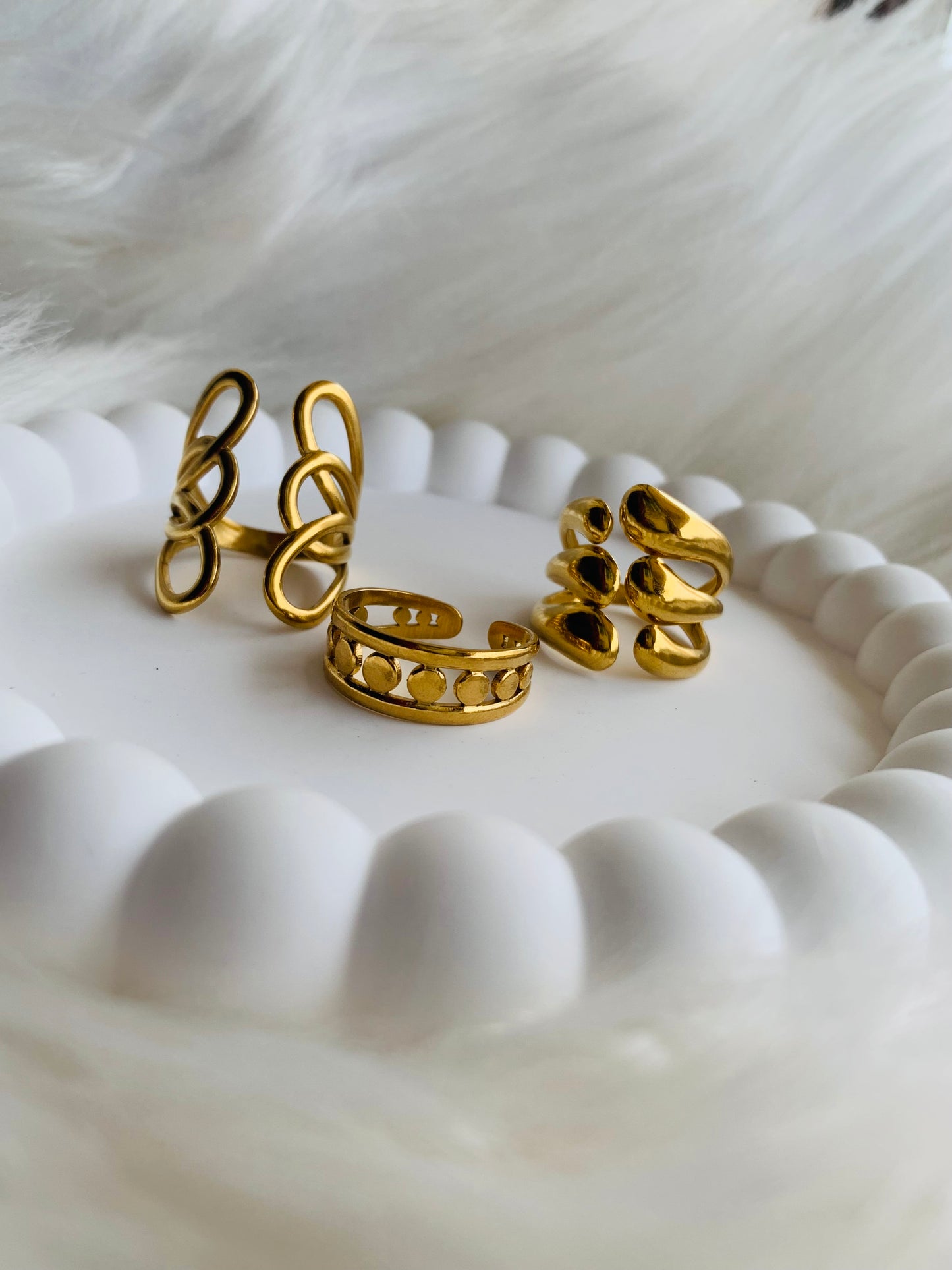 Lot de bague fantaisie