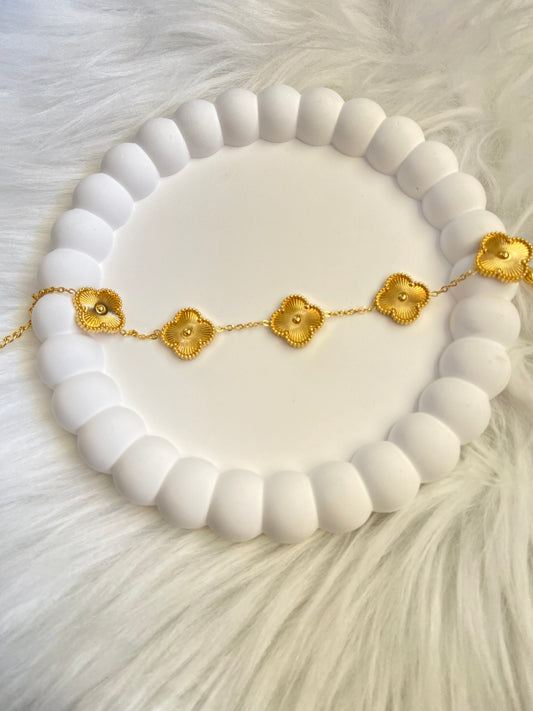 Bracelet van cleef dorée