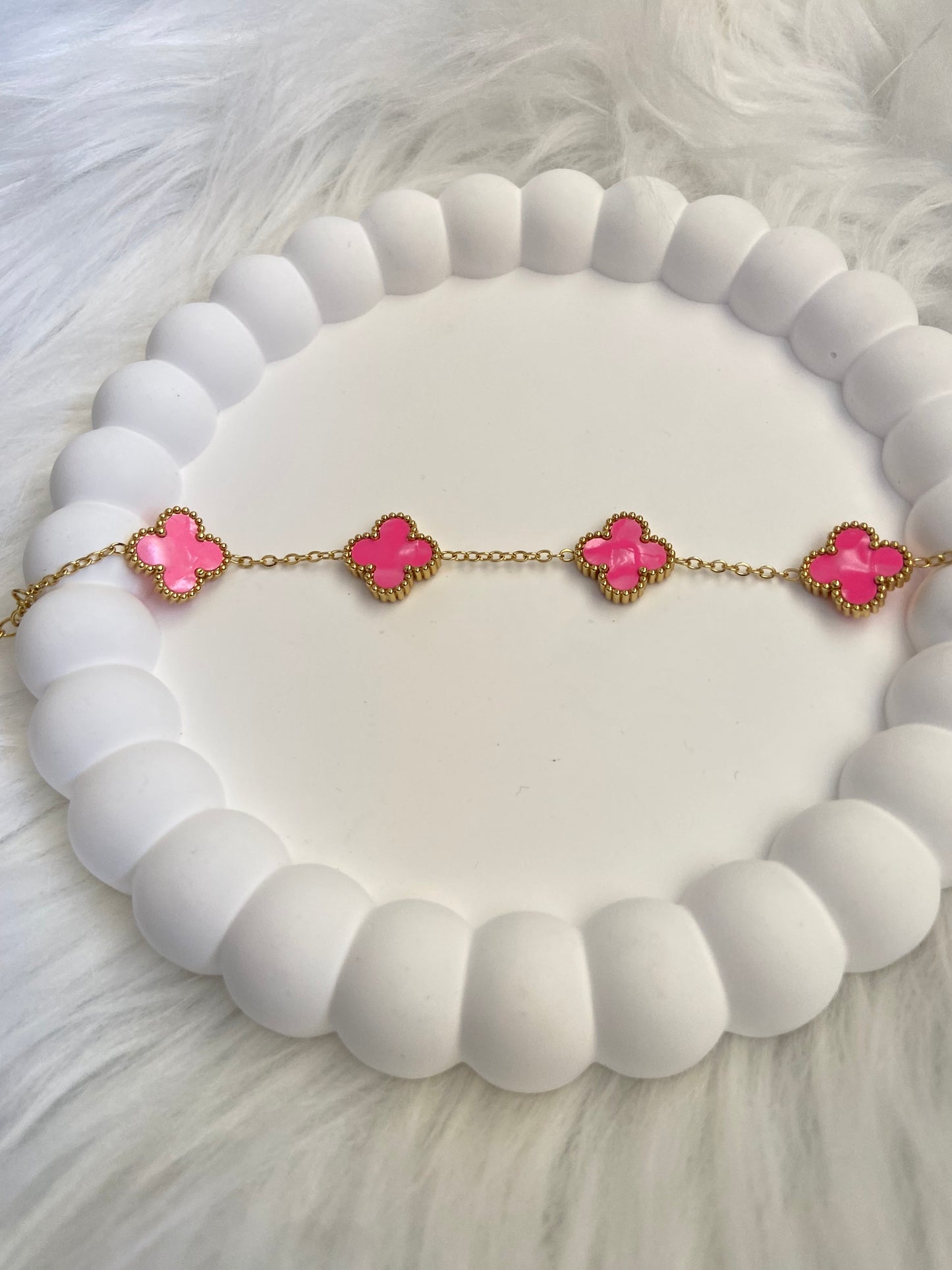 Bracelet van cleef Rose fushia