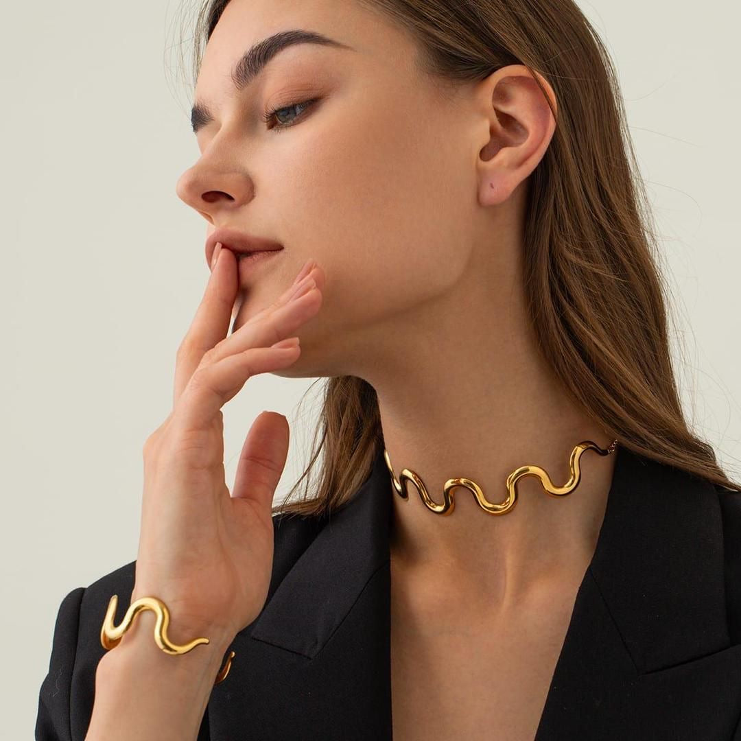 Ensemble Ras de cou + bracelet