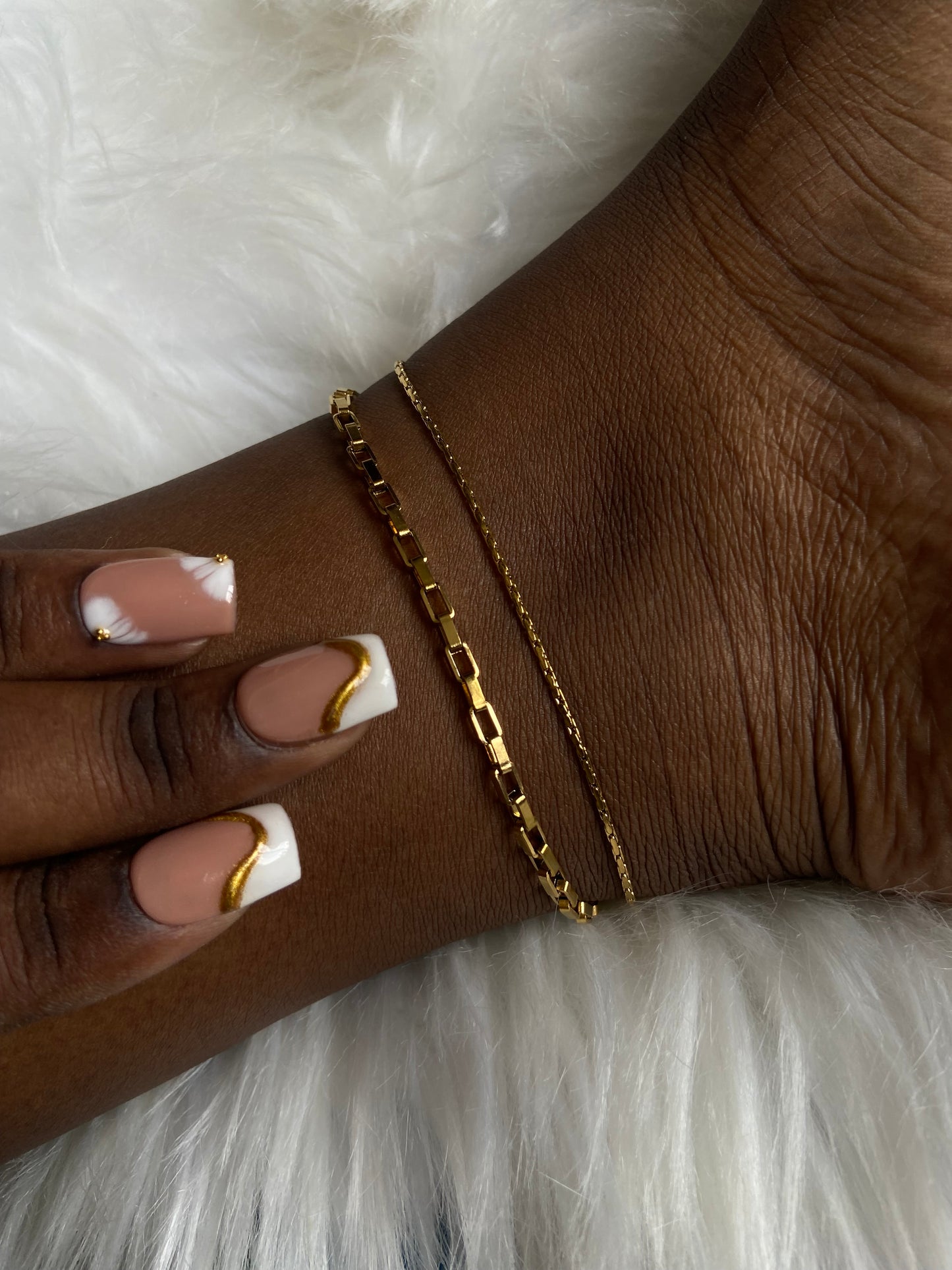 Lot de 2 Chaine de cheville