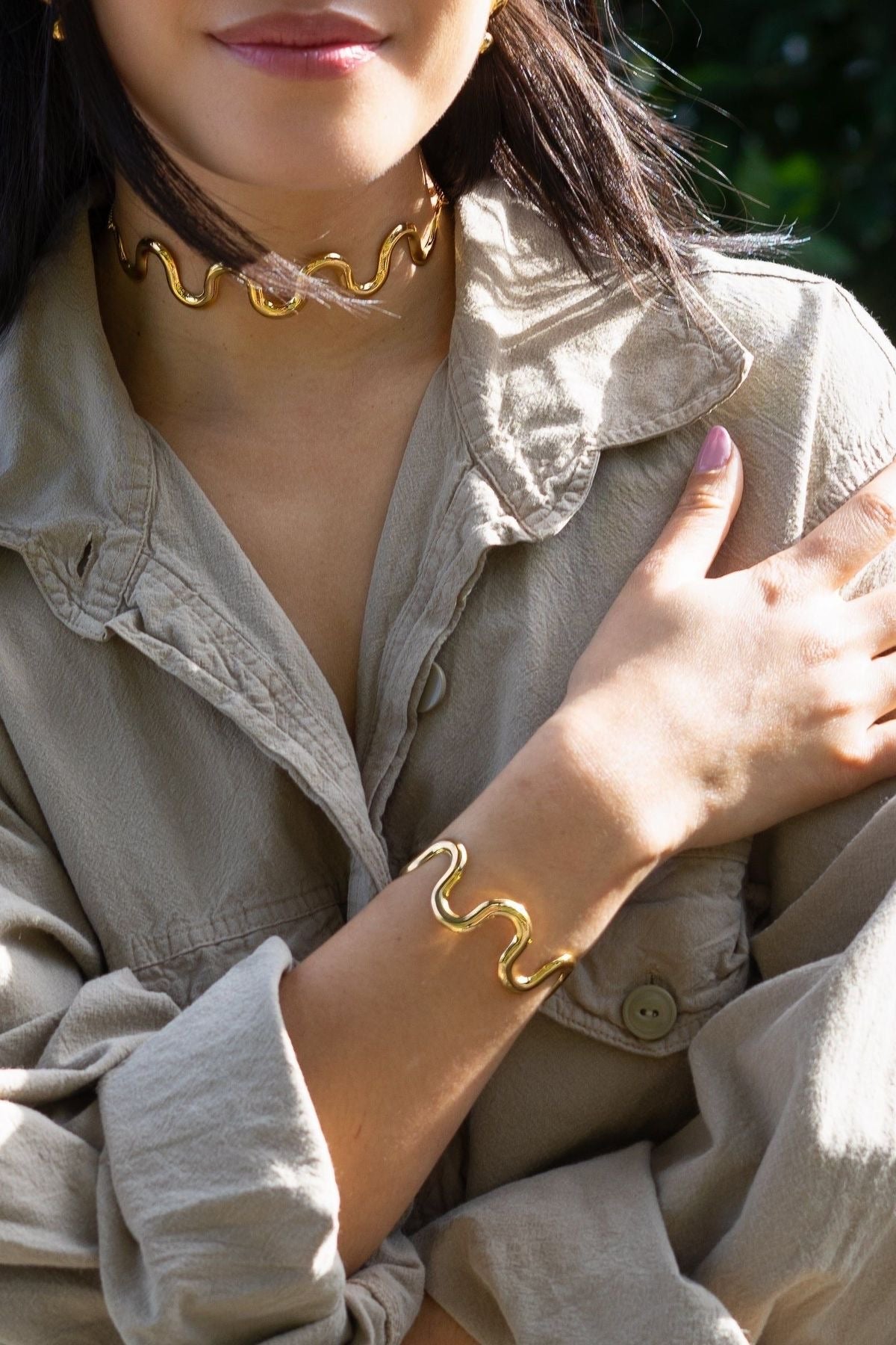 Ensemble Ras de cou + bracelet
