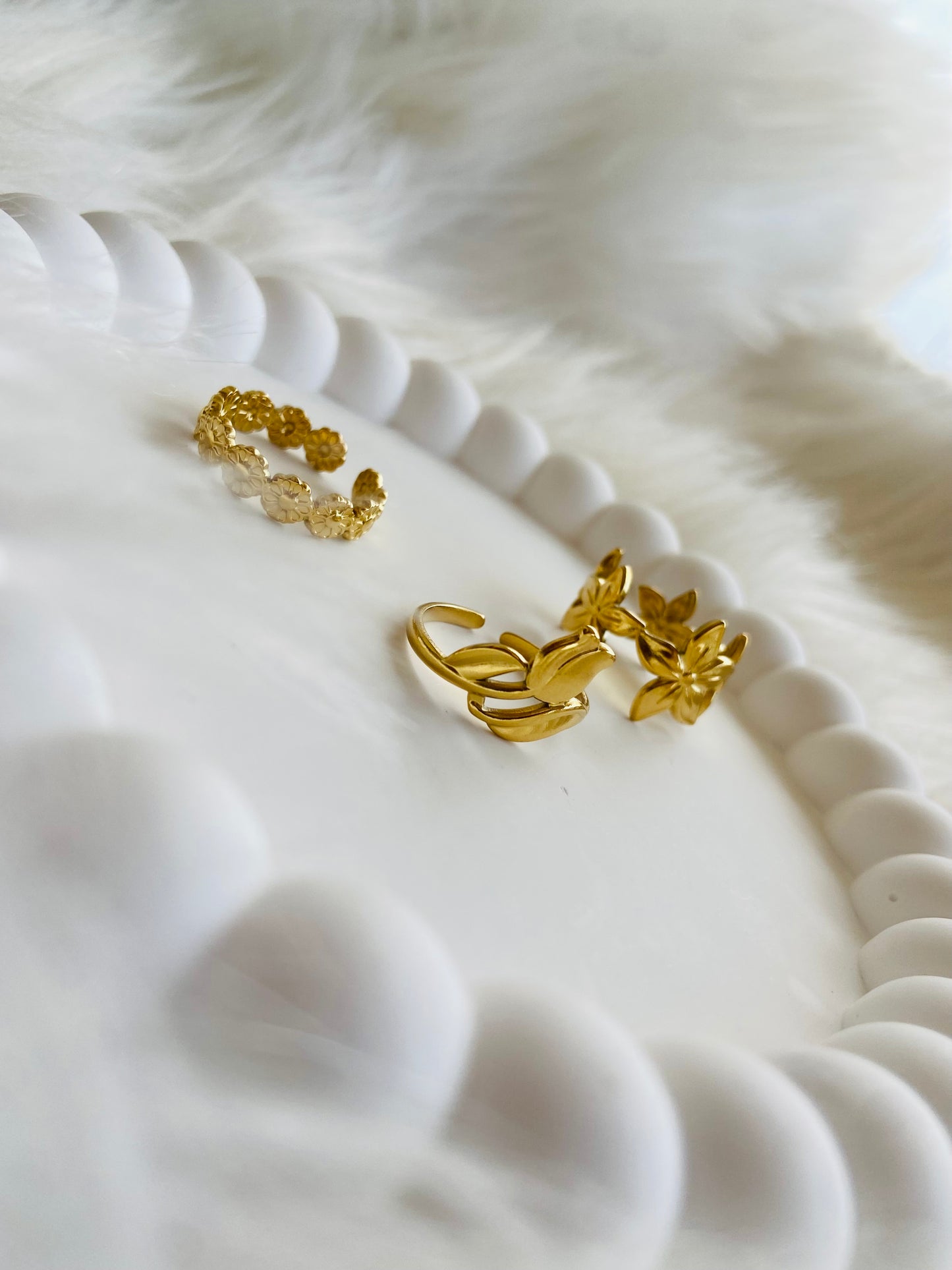 Lot de bague my Flower