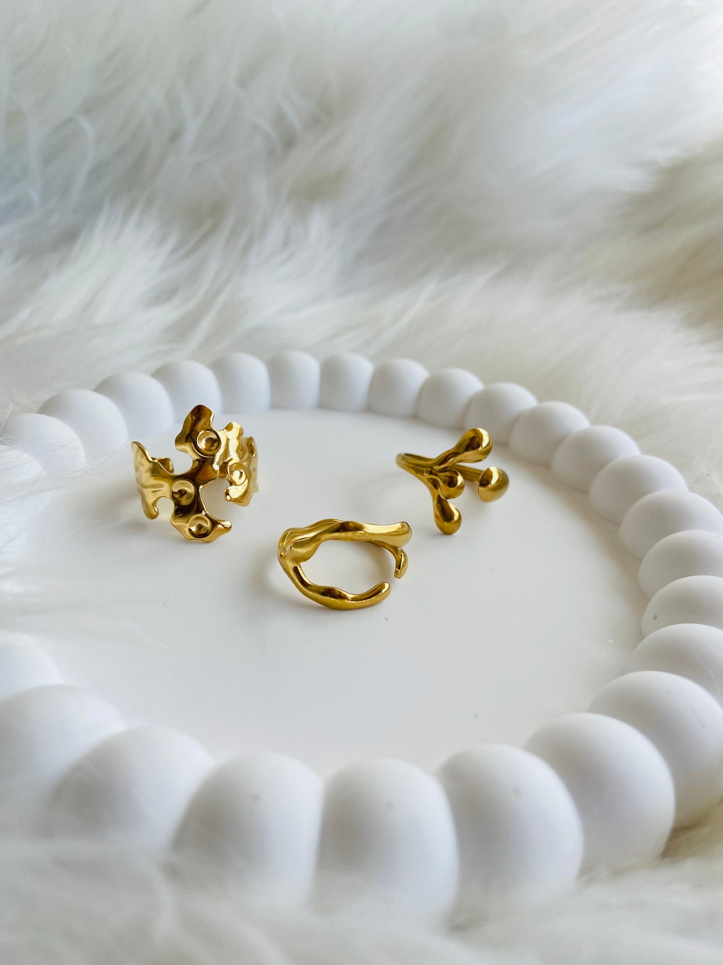 Lot de bague Hortensia