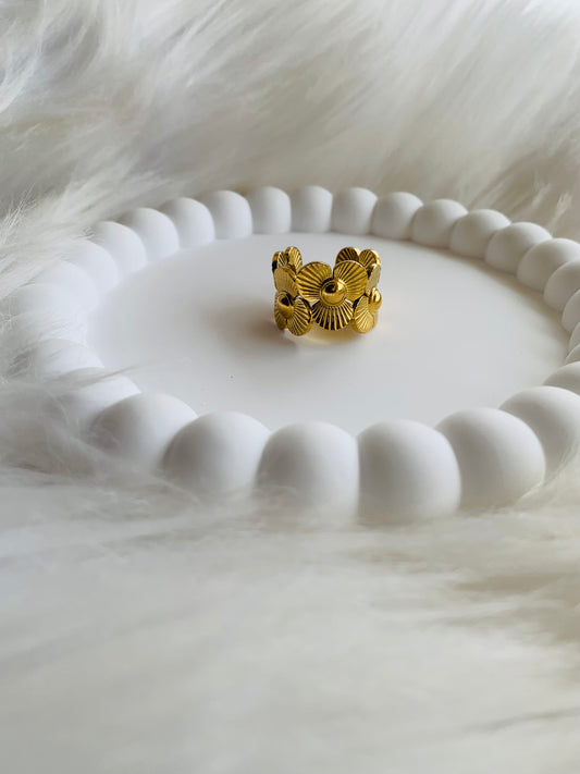 Bague unique Flower