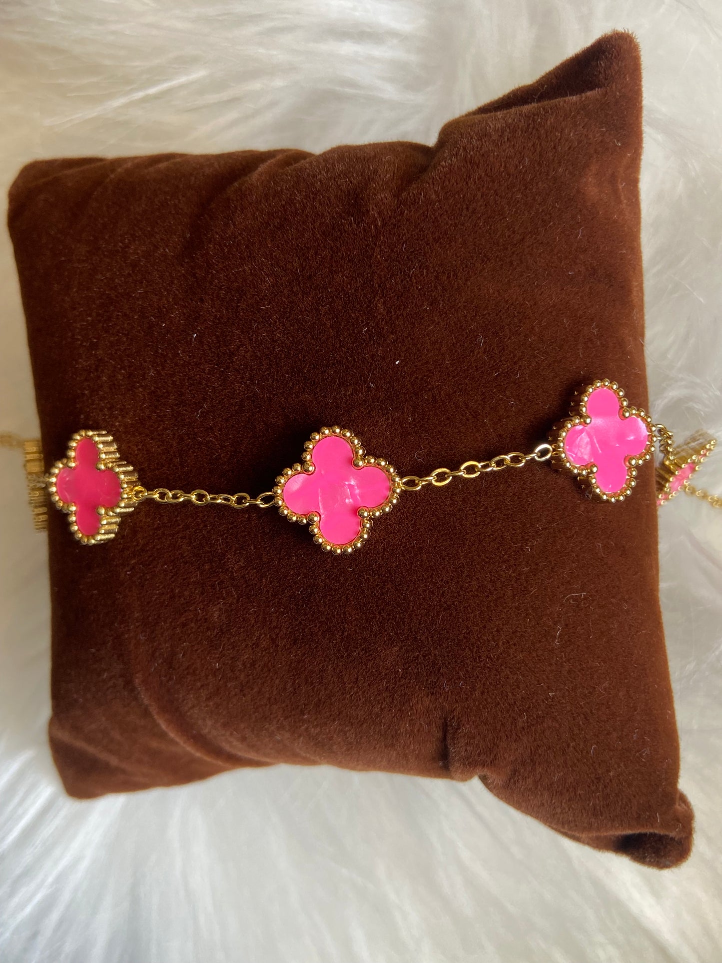 Bracelet van cleef Rose fushia