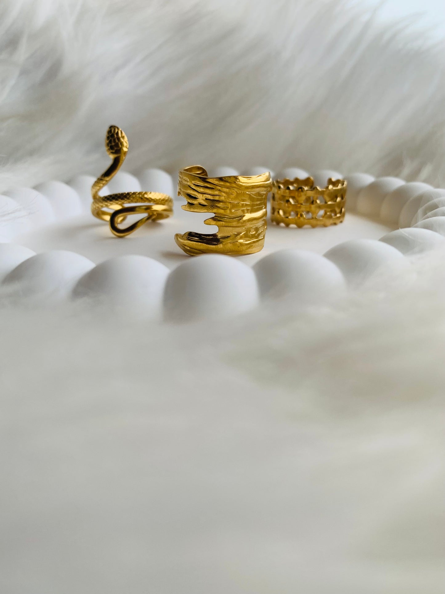 Lot de bague Snake